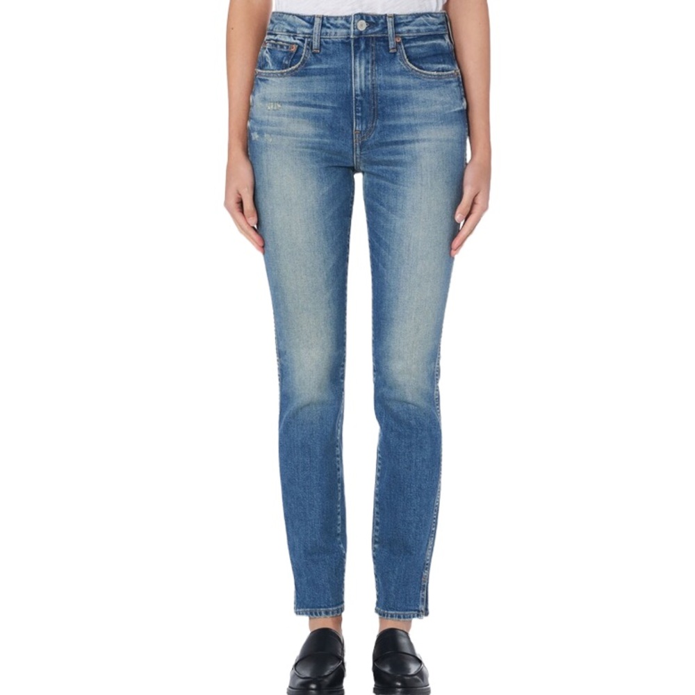 Trave Lawson High Waist Slim Full Length jeans in heartbreaker wash size 24